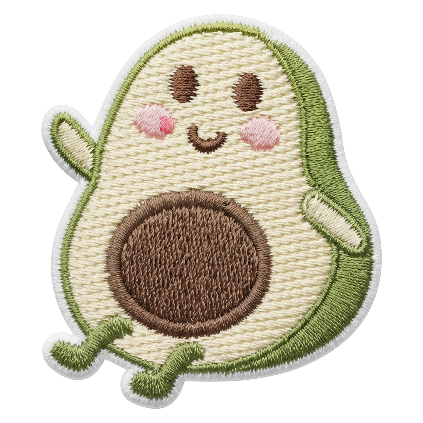 Patch / Petic Textil OEM Avocado, Set 3 bucati, Multicolor