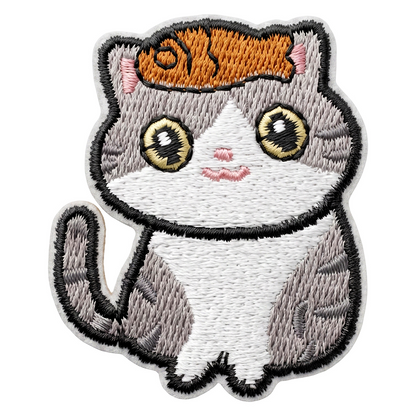 Patch / Petic Textil OEM Cat 1, Set 3 bucati, Multicolor