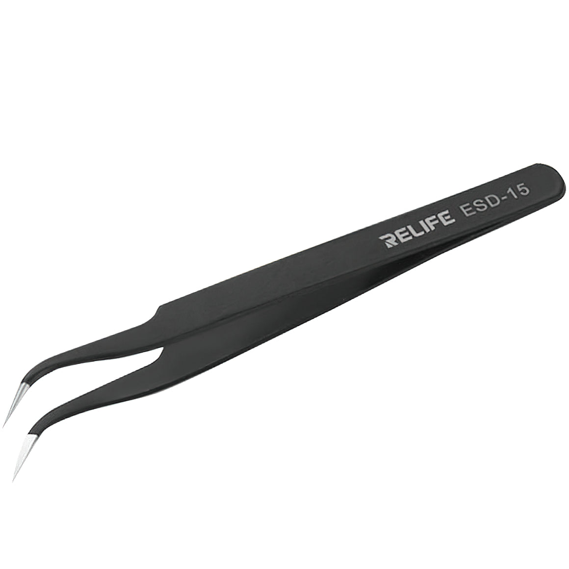 Penseta Curbata Relife RL-ESD-15, Neagra