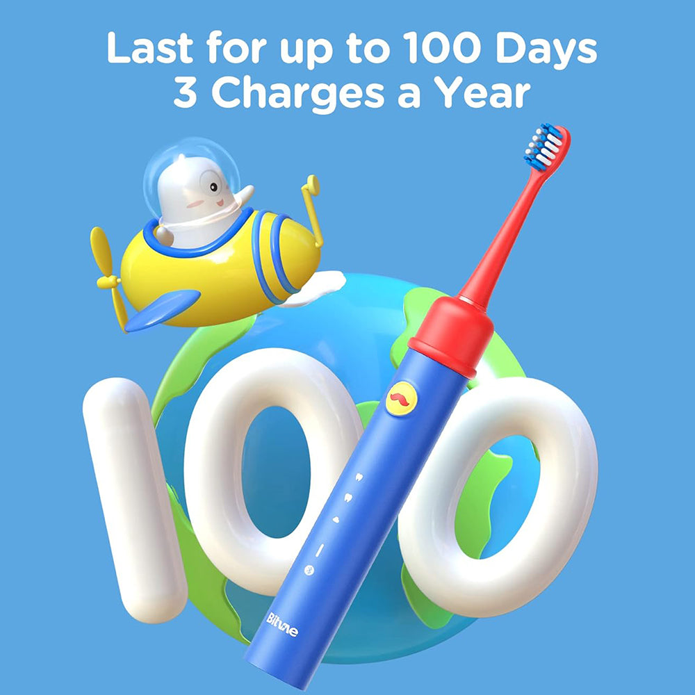 Periuta De Dinti Electrica Bitvae BVK7S Kids, Albastra Rosie