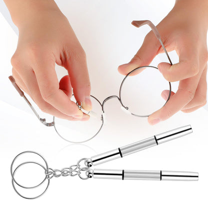 Pernute Siliconice Ochelari si Surubelnita Techsuit ST1, Set 4 bucati, Transparente