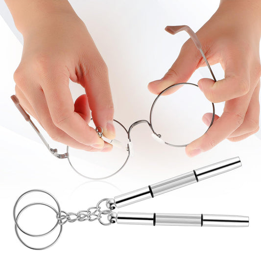 Pernute Siliconice Ochelari si Surubelnita Techsuit ST1, Set 4 bucati, Transparente