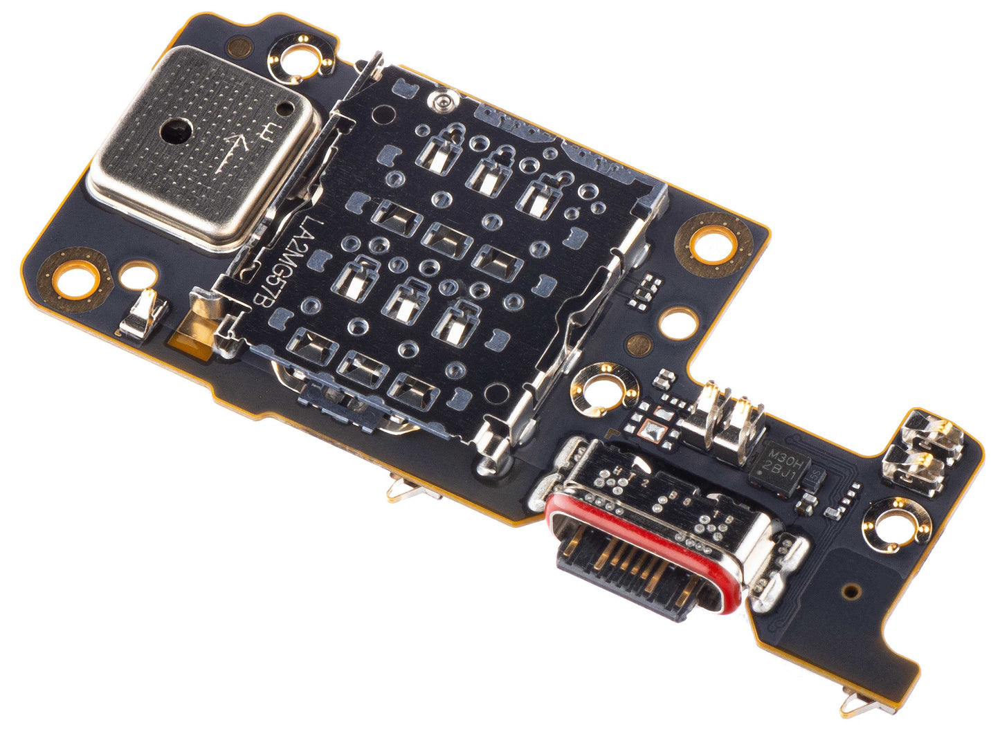 Placa cu Conector Incarcare - Microfon - Modul Cititor SIM Xiaomi Redmi Note 11 Pro+ 5G, Service Pack 560003K16U00