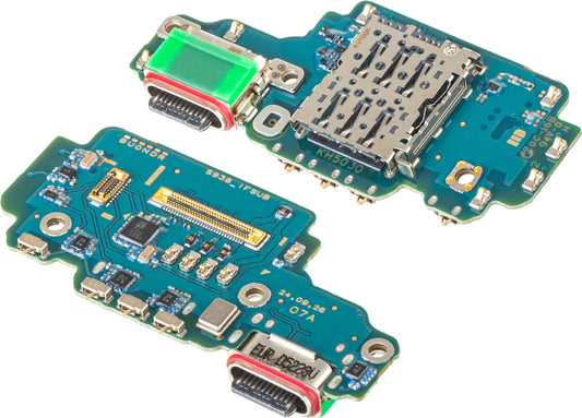 Placa cu Conector Incarcare - Microfon - Modul Cititor SIM Samsung Galaxy S25 Ultra S938, Service Pack GH96-18321A
