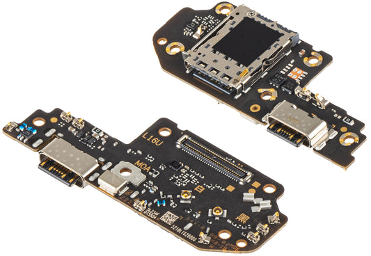 Placa cu Conector Incarcare - Microfon - Modul Cititor SIM Xiaomi Poco X4 GT, Service Pack 5600020L1600