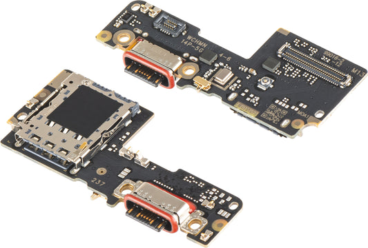 Placa cu Conector Incarcare - Microfon - Modul Cititor SIM Xiaomi Poco X7