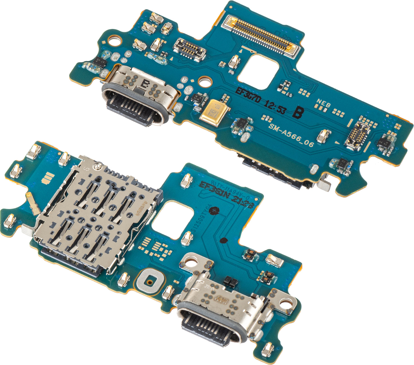 Placa cu Conector Incarcare - Microfon - Modul Cititor SIM Samsung Galaxy A56 A566, Service Pack GH96-19091A
