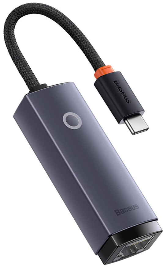 Placa Retea Baseus Lite, RJ45, USB-C, Gri WKQX000313