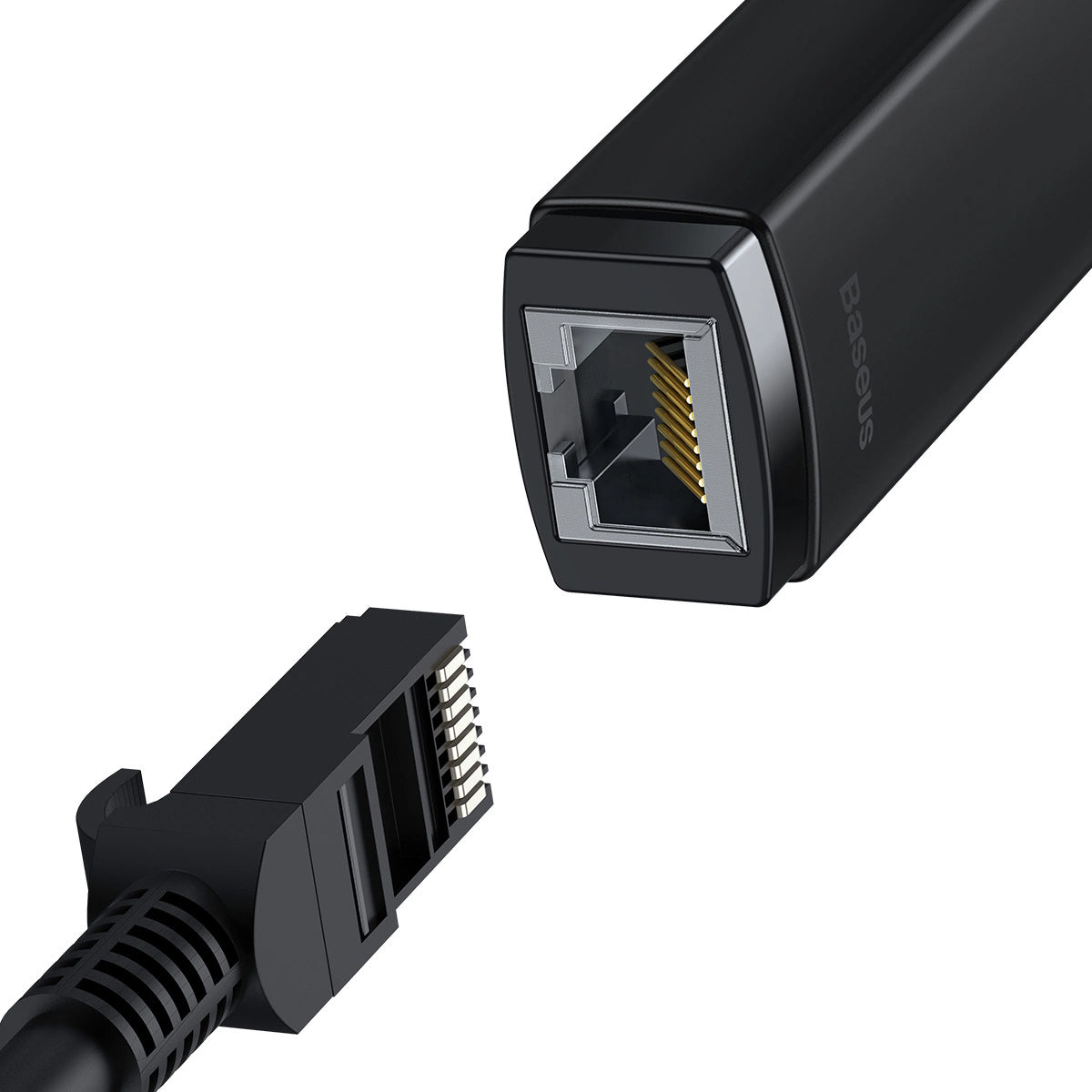 Placa Retea Baseus Lite, RJ45, USB, Negru WKQX000001