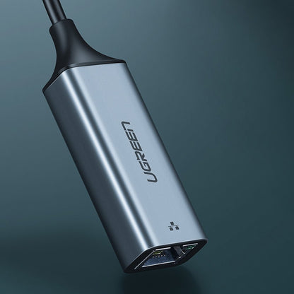 Placa Retea UGREEN CM199, RJ45, USB-C, Gri