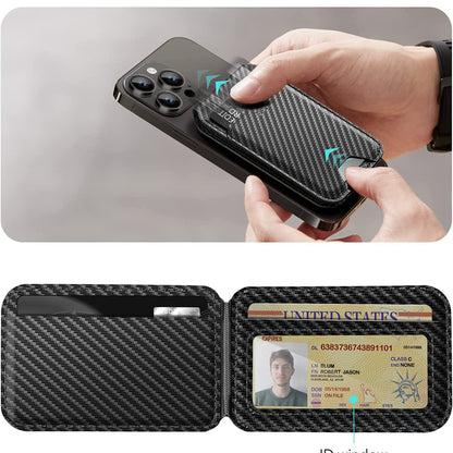 Portofel Magsafe, ESR, Carbon, Negru