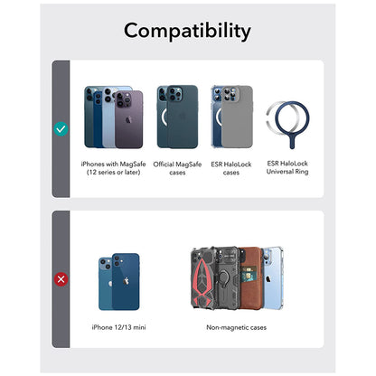 Portofel Magsafe, ESR, Carbon, Negru