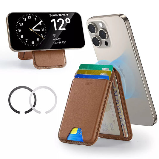 Portofel Magsafe, ESR, Classic, Maro