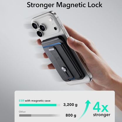 Portofel MagSafe, ESR, Findy my Wallet, Negru