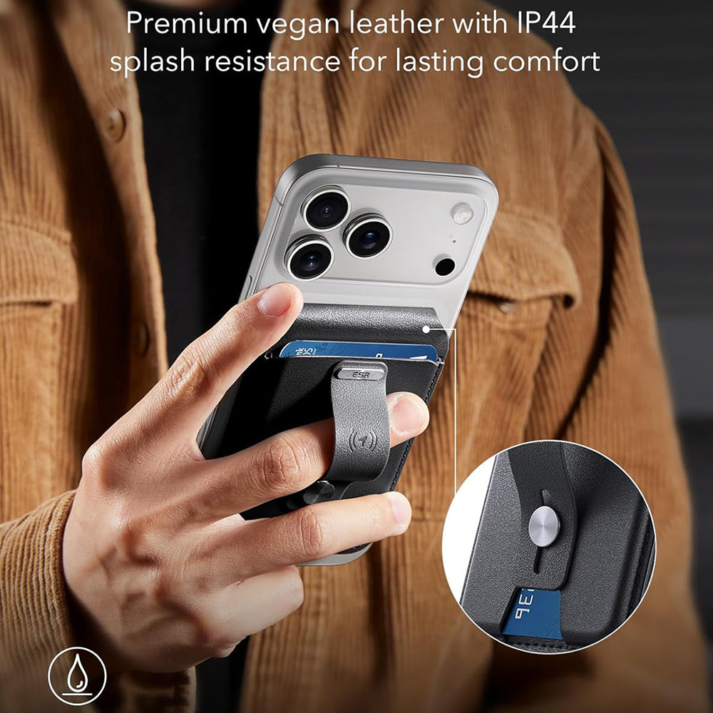 Portofel MagSafe, ESR, Findy my Wallet, Negru