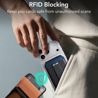 Portofel MagSafe, ESR, Findy my Wallet, Negru