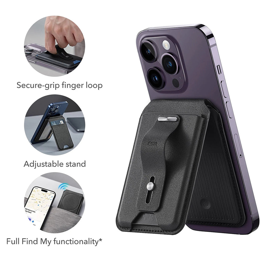 Portofel MagSafe, ESR, Findy my Wallet 3C, Negru