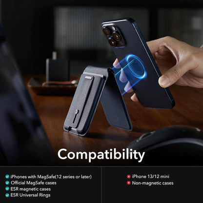 Portofel Magsafe, ESR, Findy my Wallet, Bleumarin