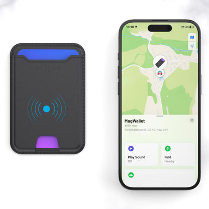Portofel Magsafe, Fixed, Mag, Negru