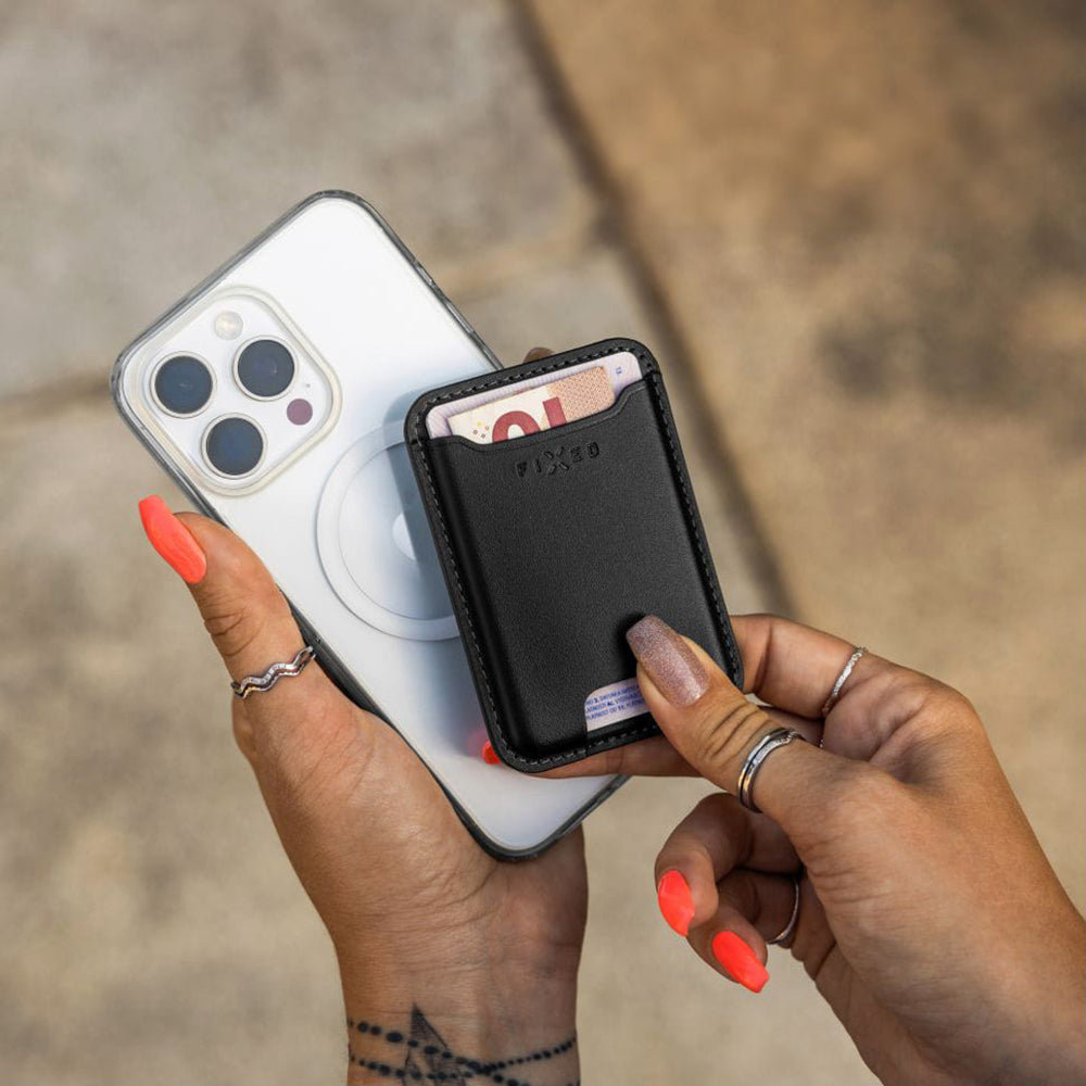 Portofel Magsafe, Fixed, Mag, Negru