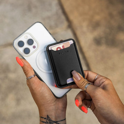 Portofel Magsafe, Fixed, Mag, Negru