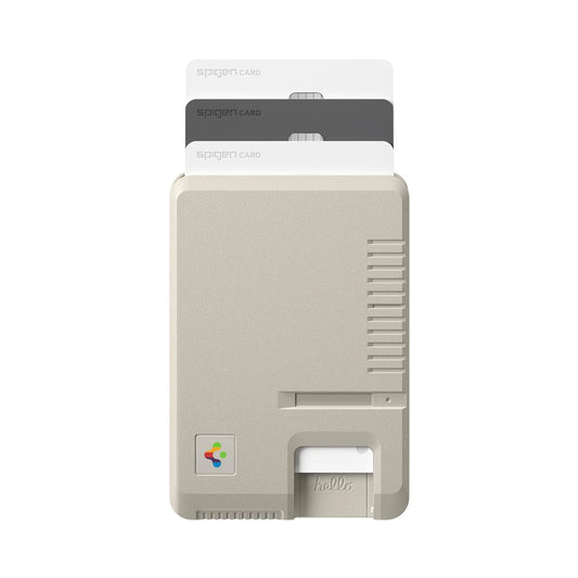 Portofel MagSafe, Spigen, Classic LS, Bej AFA10949