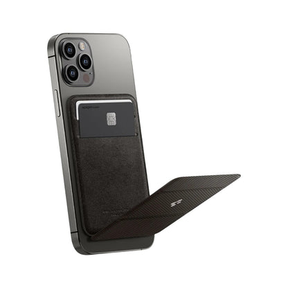 Portofel MagSafe, Spigen, MagFit Smart Fold, Gri AMP02766