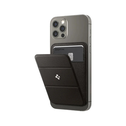 Portofel MagSafe, Spigen, MagFit Smart Fold, Gri AMP02766