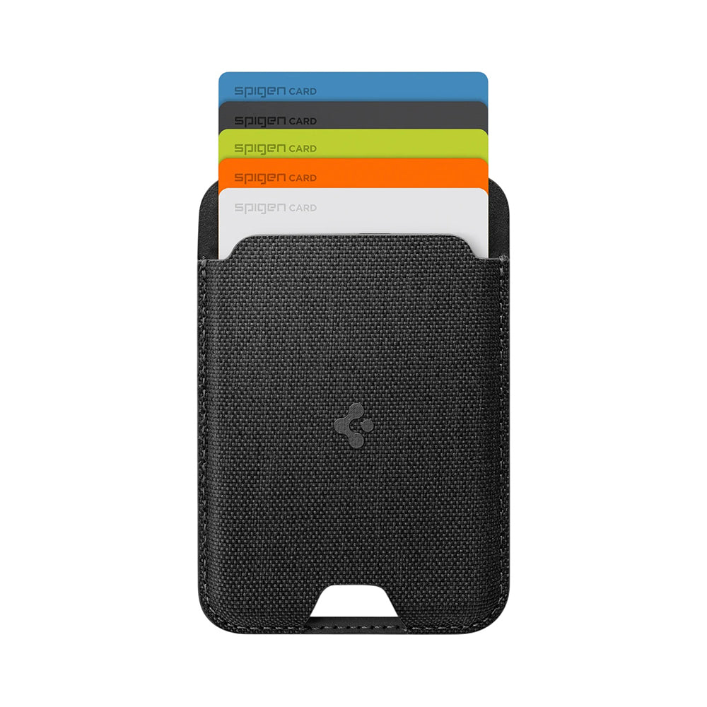 Portofel MagSafe, Spigen, MagFit Urban Fit, Negru AFA11335