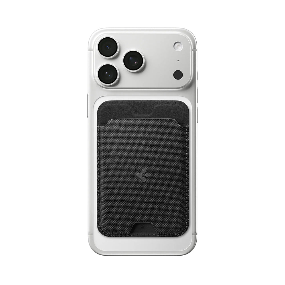 Portofel MagSafe, Spigen, MagFit Urban Fit, Negru AFA11335
