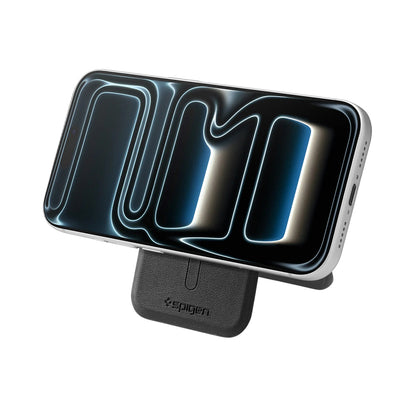 Portofel MagSafe, Spigen, Slim Fold Tripod S314-4, Negru AFA11591
