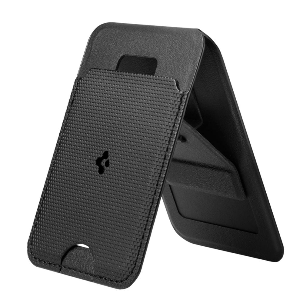 Portofel MagSafe, Spigen, Slim Fold S314-1, Negru AFA10405