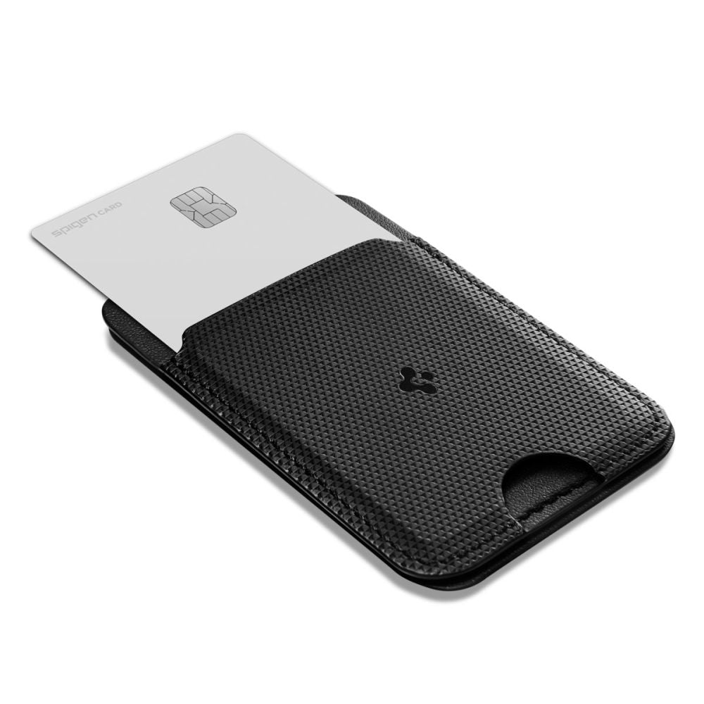 Portofel MagSafe, Spigen, Slim Fold S314-1, Negru AFA10405