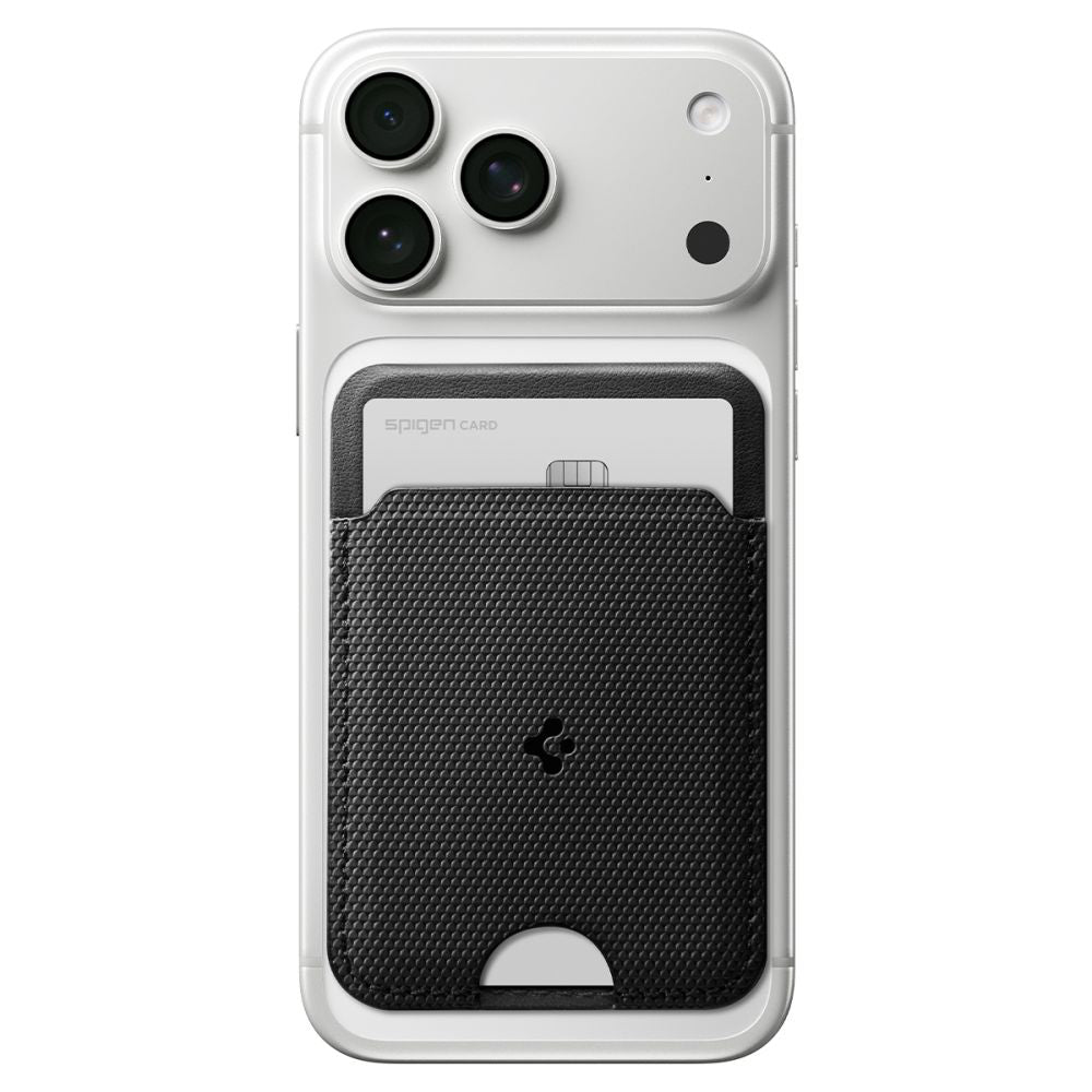 Portofel MagSafe, Spigen, Slim Fold Tripod S314-3, Negru AFA10751