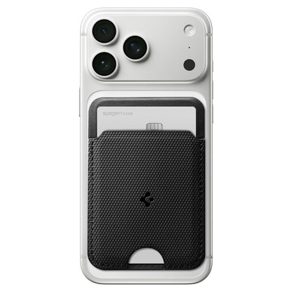 Portofel MagSafe, Spigen, Slim Fold Tripod S314-3, Negru AFA10751