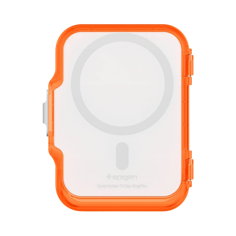 Portofel MagSafe, Spigen, TinTap MagFit+, Portocaliu Satinat AFA11381