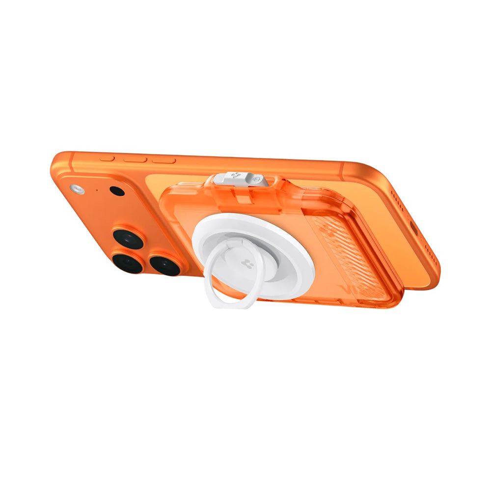Portofel MagSafe, Spigen, TinTap MagFit+, Portocaliu Satinat AFA11381