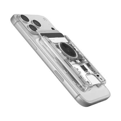 Portofel MagSafe, Spigen, Ultra Hybrid Zero One, Transparenta AFA11403
