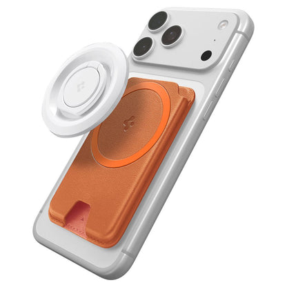 Portofel MagSafe, Spigen, Valentinus MagFit+ , Portocaliu AFA11340