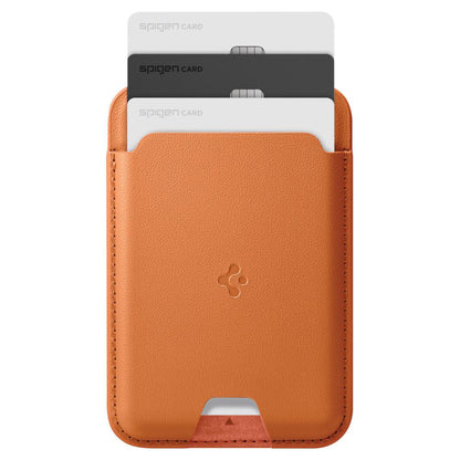 Portofel MagSafe, Spigen, Valentinus MagFit  , Portocaliu AFA11339