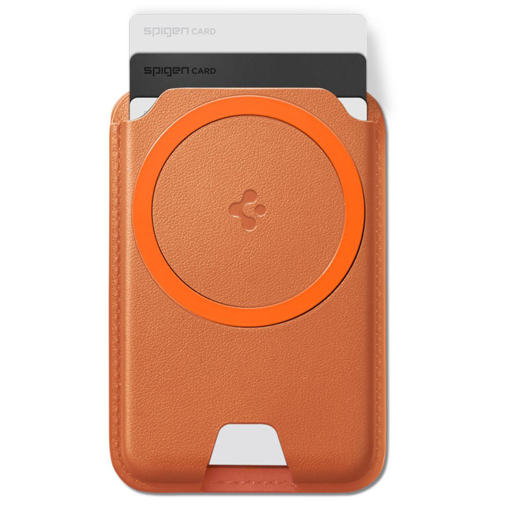 Portofel MagSafe, Spigen, Valentinus MagFit+ , Portocaliu AFA11340