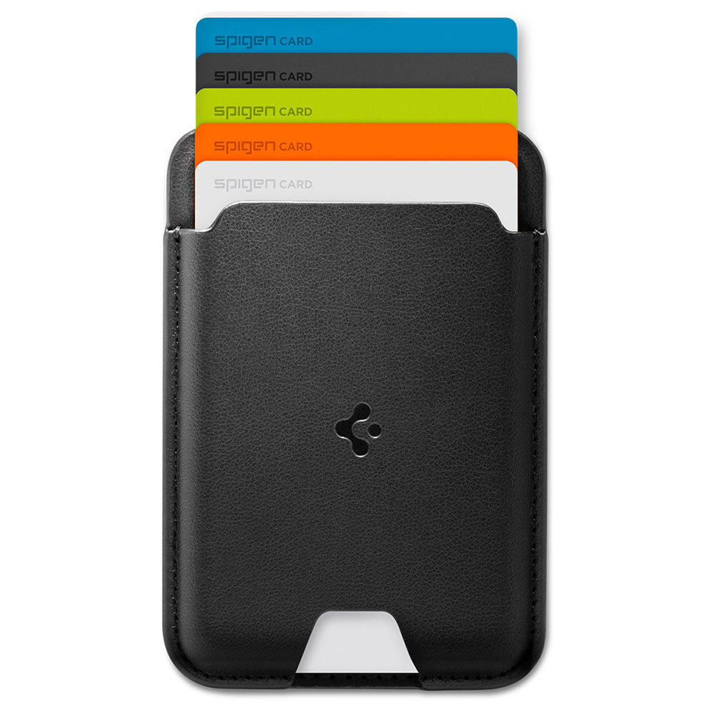 Portofel MagSafe, Spigen, Valentinus MagFit , Negru AFA11337