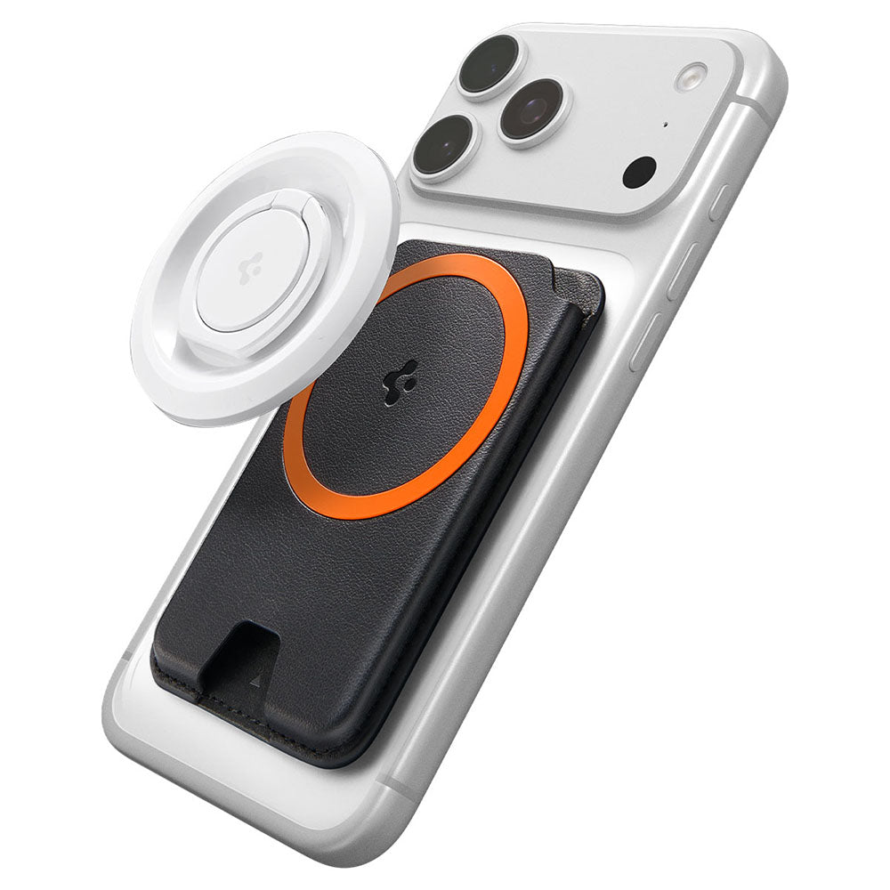 Portofel MagSafe, Spigen, Valentinus MagFit+ , Negru AFA11336