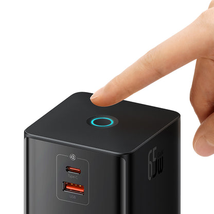 Prelungitor Baseus PowerCombo US, 3 x Prize, Negru PSLR000101