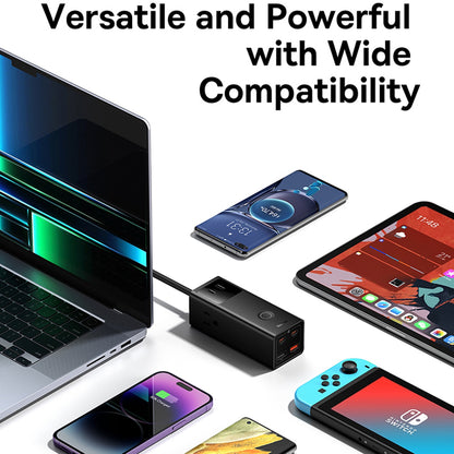 Prelungitor Baseus PowerCombo US, 3 x Priza, Negru PSLA020101