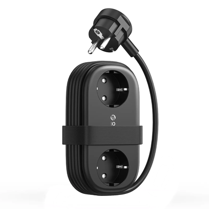 Prelungitor Orico AP3, 2 x Schuko - 2 x USB-A - 2 x USB-C, Negru