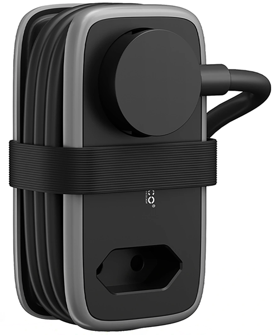 Prelungitor Orico APP, 2 x Schuko - 2 x USB-A - 1 x USB-C, Negru Gri