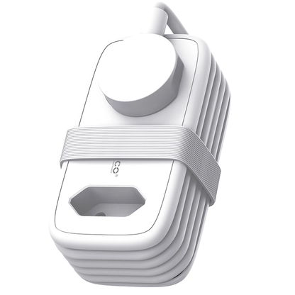 Prelungitor Orico APP, 1 x Schuko - 1 x Priza - 2 x USB-A - 1 x USB-C, Alb Gri