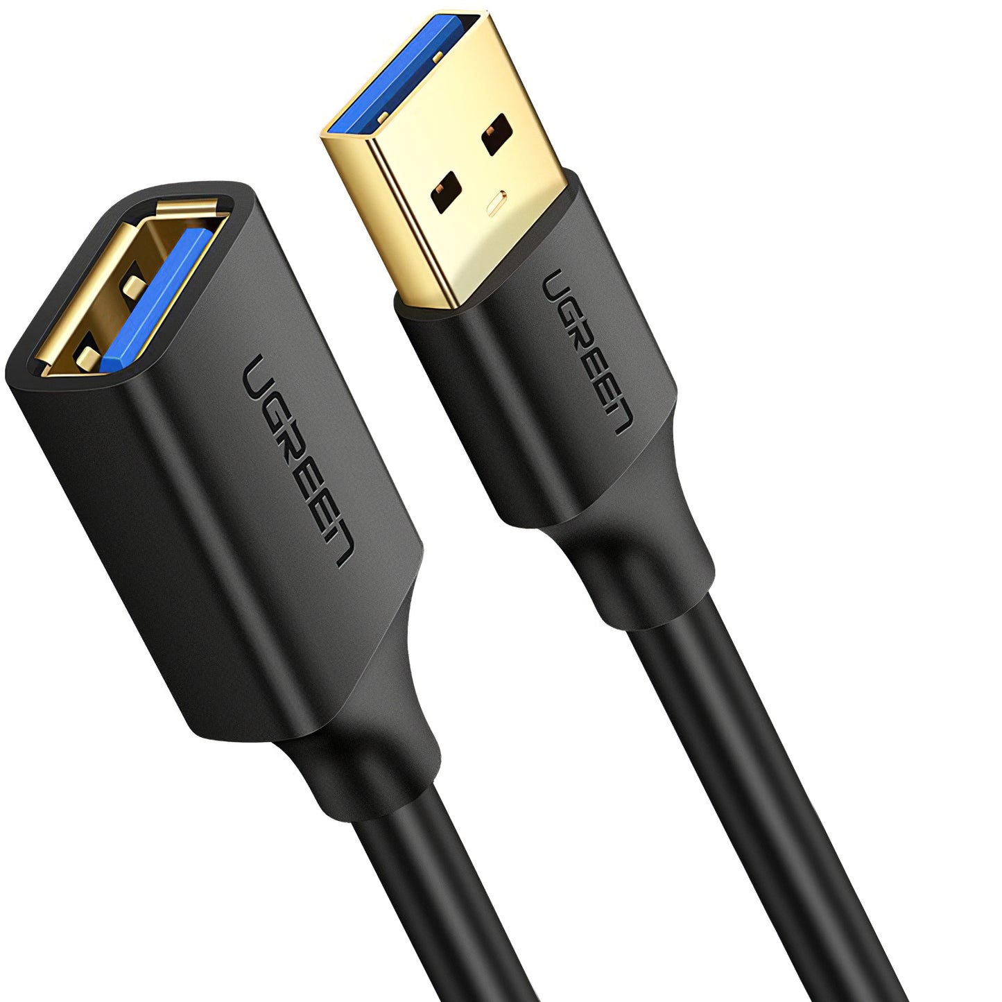 Prelungitor USB 3.0 UGREEN US129, 1m, Negru