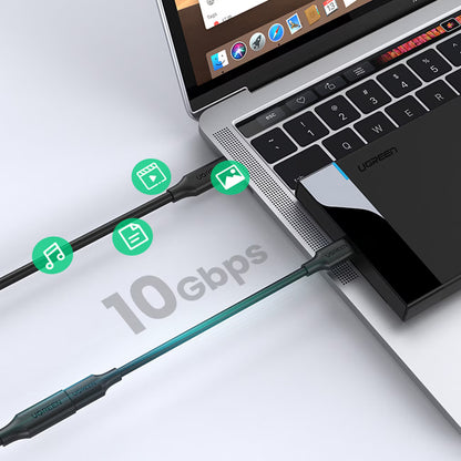 Prelungitor USB-C UGREEN US353, 1m, Negru